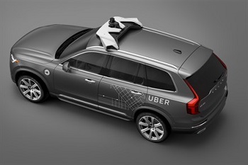 Volvo Cars e Uber  per lo sviluppo di auto a guida autonoma