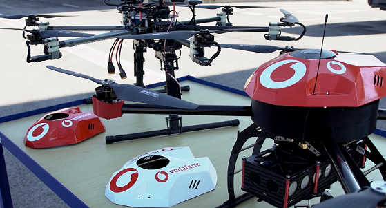 Vodafone testa il primo sistema IoT di monitoraggio e sicurezza per droni