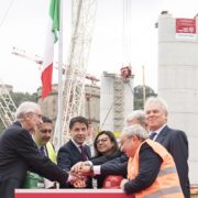 Genova: Varo del primo impalcato del nuovo viadotto sul Polcevera